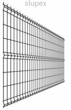 Panele ogrodzeniowe h 1530 czarny 50x200 fi 4