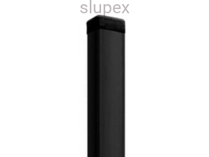 Słupek ogrodzeniowy 60x40 h-2600 czarny