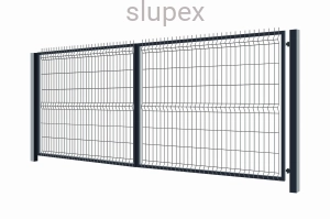 BRAMA PANELOWA GRAFITOWA H-1700 