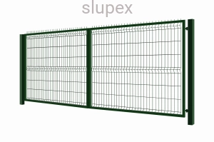 BRAMA PANELOWA ZIELONA H-1200 